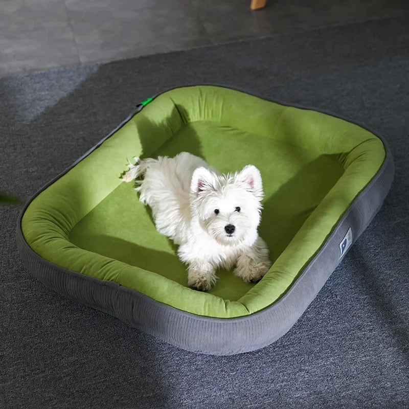 Orthopedic Memory Foam Plush Pet Bed For Dogs And Cats