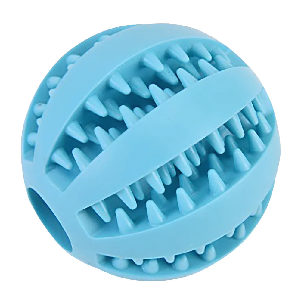 Interactive Rubber Dog Teething Toy Ball For Puppy Training