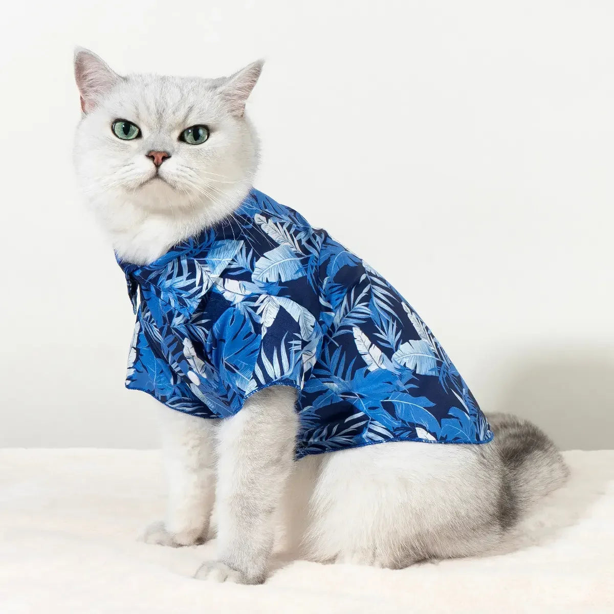 Tropical Hawaiian Pet Shirt for Dogs and Cats Vacation Wear