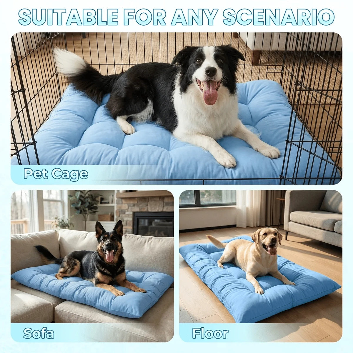 Comfortable Cooling Plush Dog Sofa Bed With Non Slip Bottom
