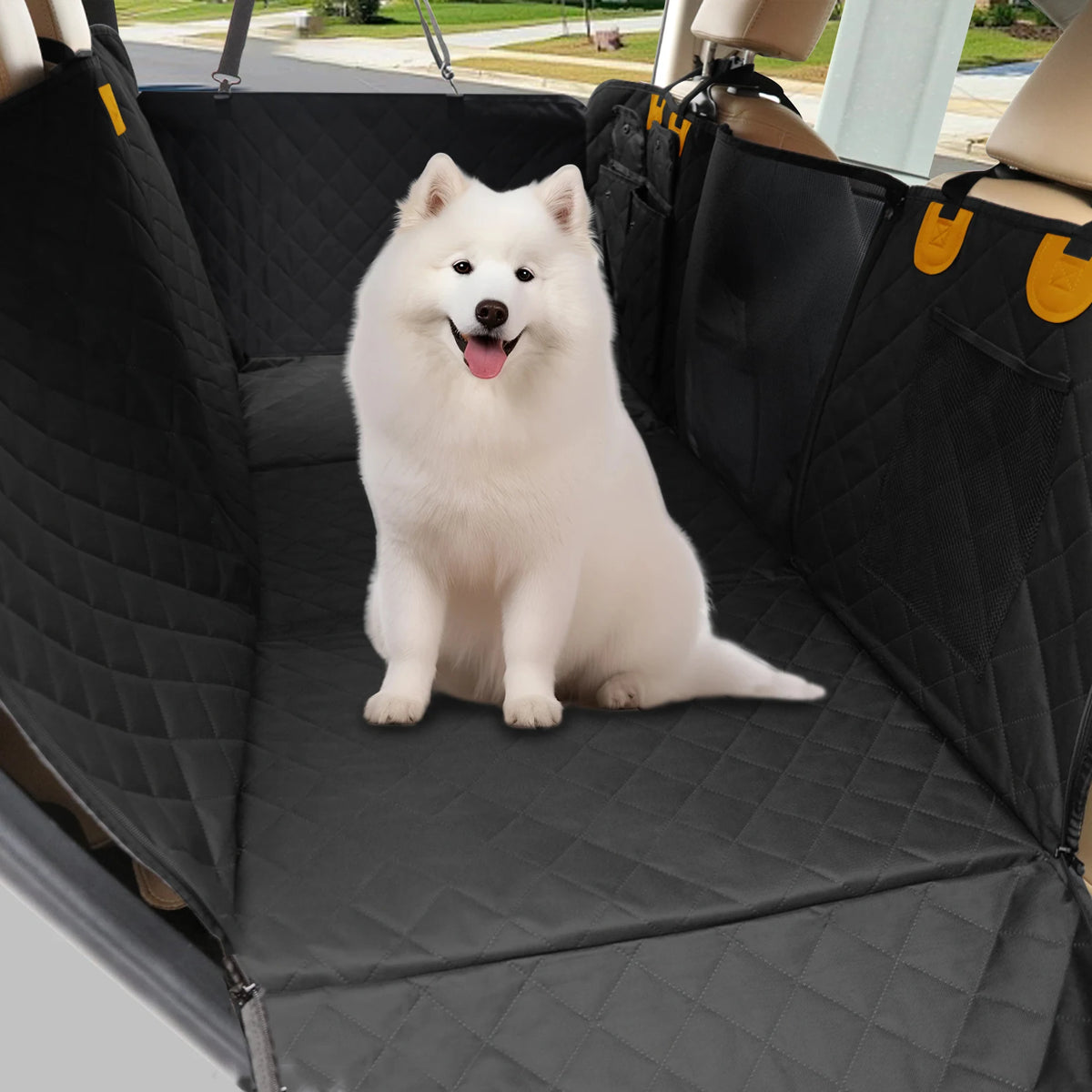 Borwart Waterproof Dog Car Seat Cover Extender Hammock