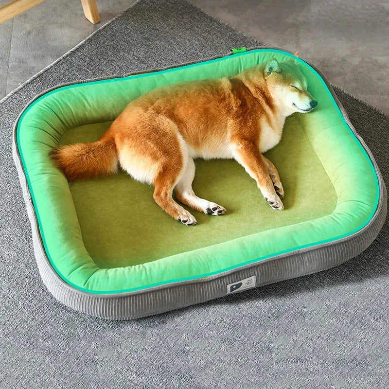 Orthopedic Memory Foam Plush Pet Bed For Dogs And Cats