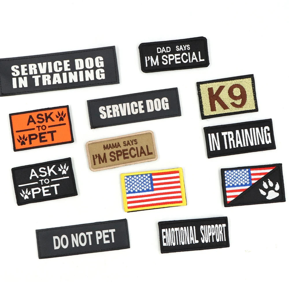 Petravel Tactical Dog Harness Vest With Collar Leash Set