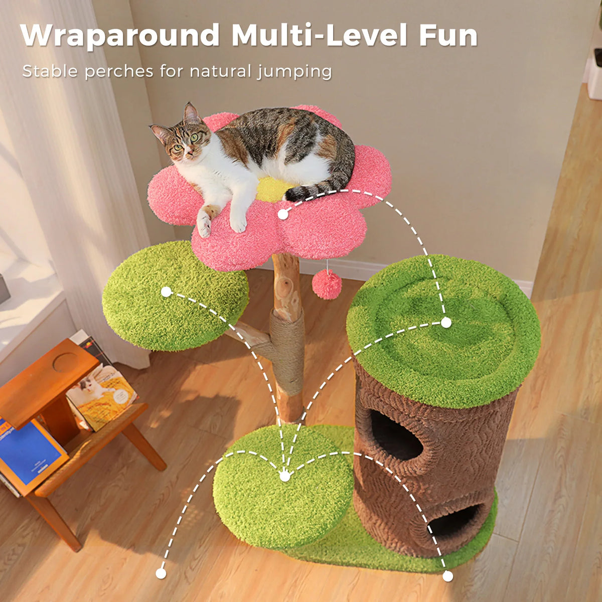 P Cat Tree Tower With Condos Scratching Posts And Beds