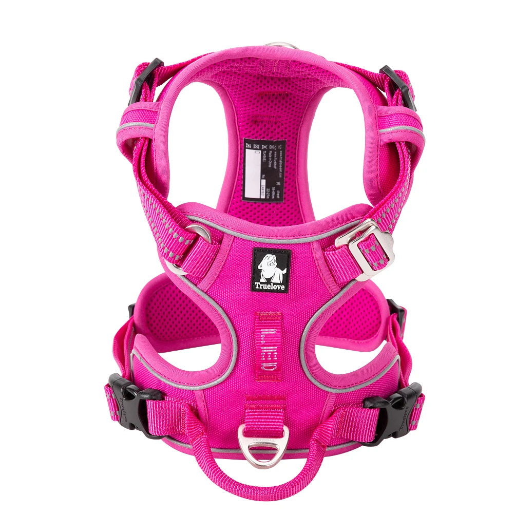 Winhyepet Training Dog Vest Pet Reflectiv Light Nylon Padding Dog service Harness Protective Clothes For Small Meduim Large