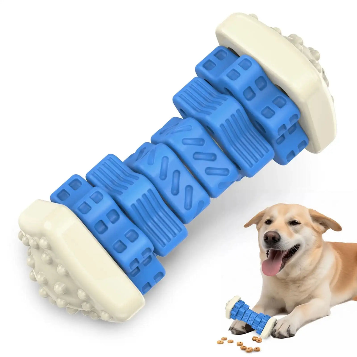 Interactive Dog Chew Toy for Aggressive Chewers and Enrichment Activities