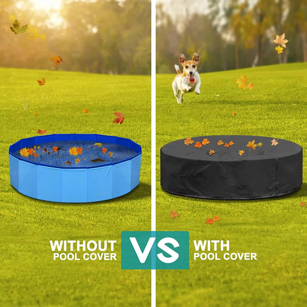 CWV Foldable Dog Swimming Pool Portable Grooming Tub