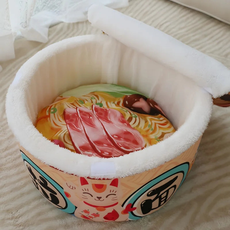Warm Soft Pet Nest Dog And Cat Bed Indoor Comfortable Cushion Removable Washable for Small to Medium Sized Dogs And Cats