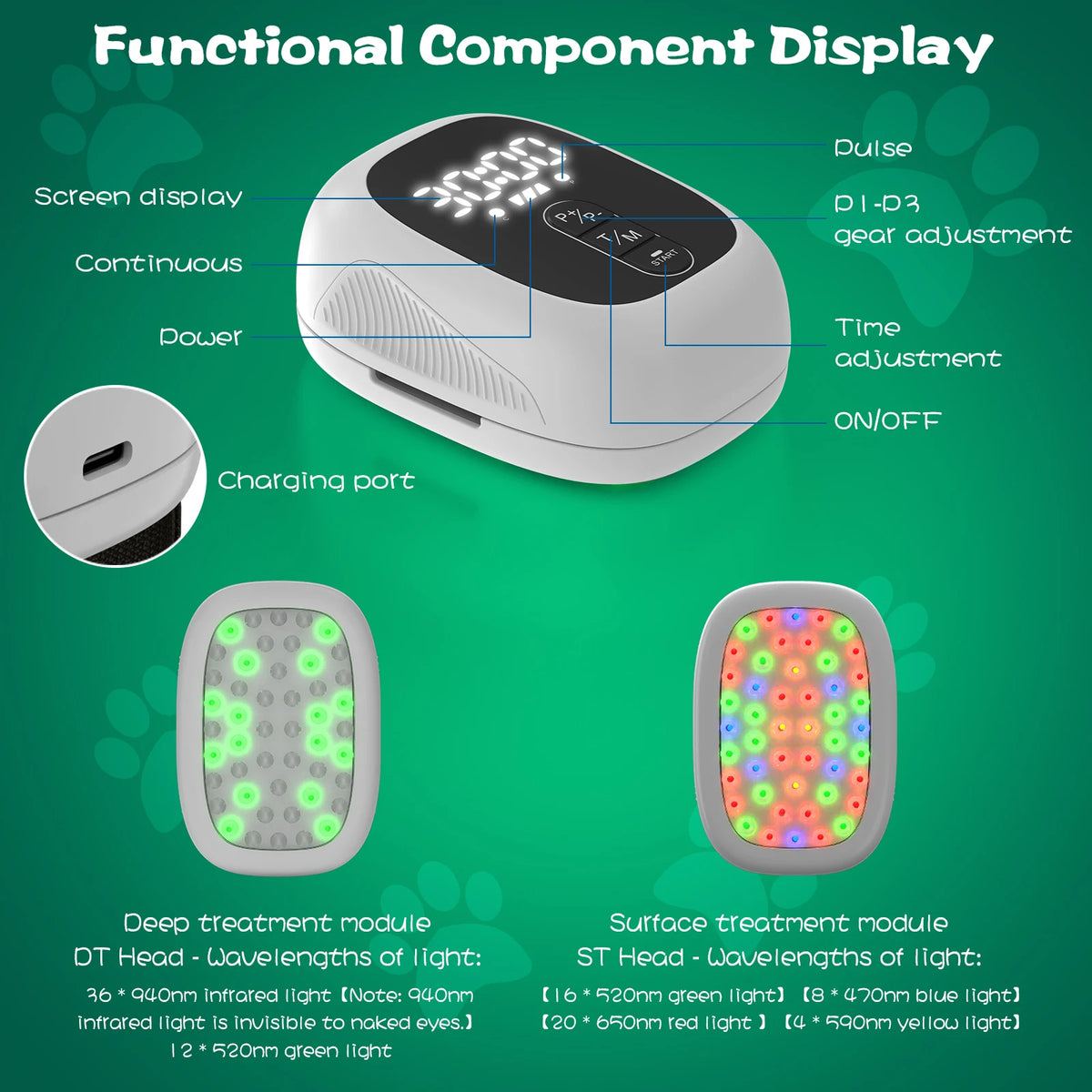 Advanced Pet Red Light Therapy Device For Joint Relief