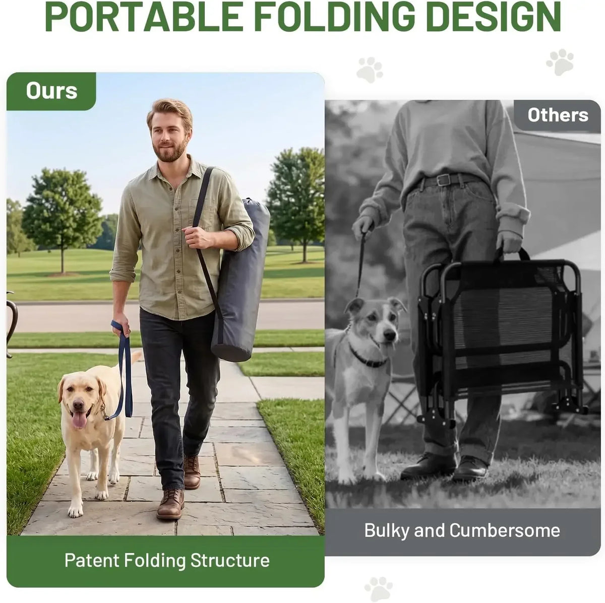 TIMBER RIDGE Outdoor Dog Bed, Cooling Elevated Pet Bed Portable Raised Dog Bed with Breathable Mesh, Dog Bed Foldable Dog Cot for Indoor & Outside, Grey