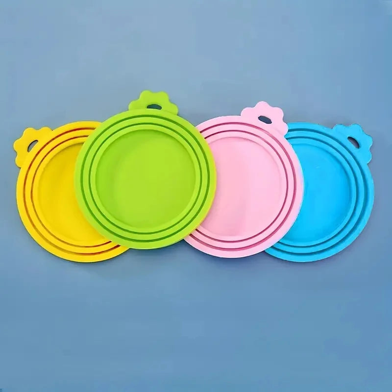 Reusable Silicone Pet Food Storage Lid For Cats And Dogs