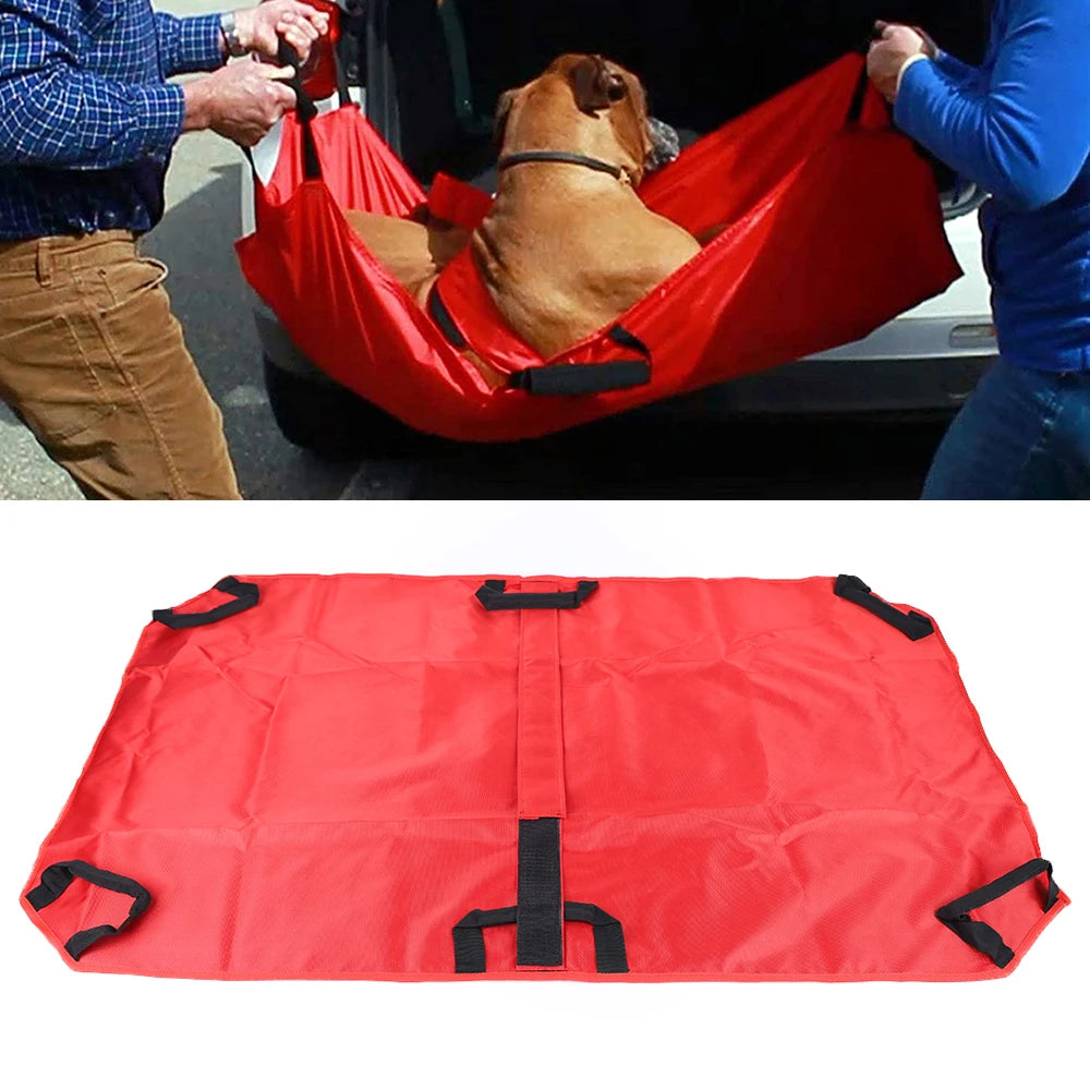 Waterproof Foldable Pet Transport Stretcher With Six Handles