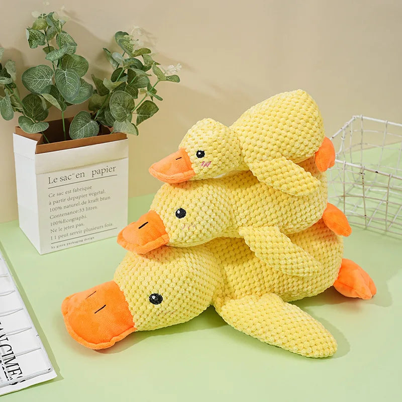 Plush Duck Dog Toy Bite Resistant Chew Toy For Dogs