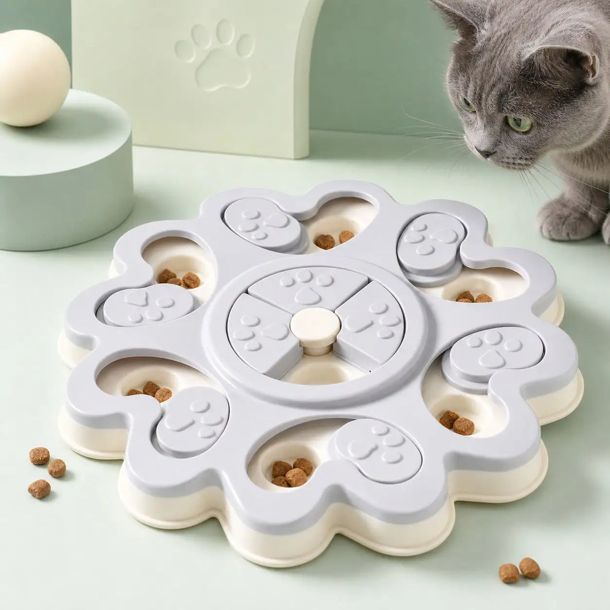 Dog And Cat Puzzle Feeder Toy for Interactive Slow Feeding