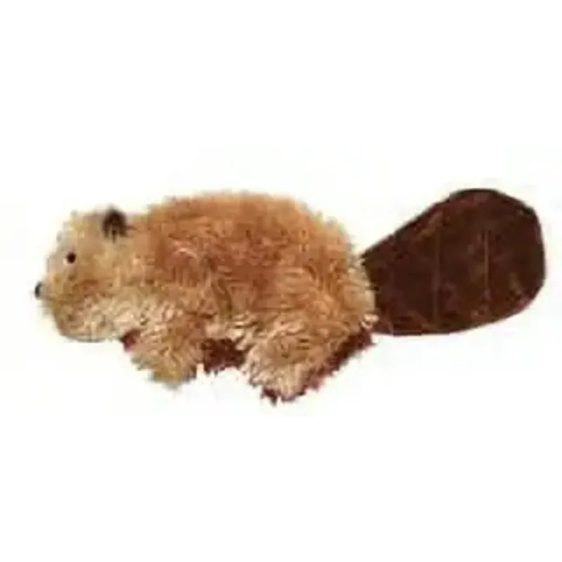 Squeaky Beaver Plush Dog Toy for Interactive Play and Chewing