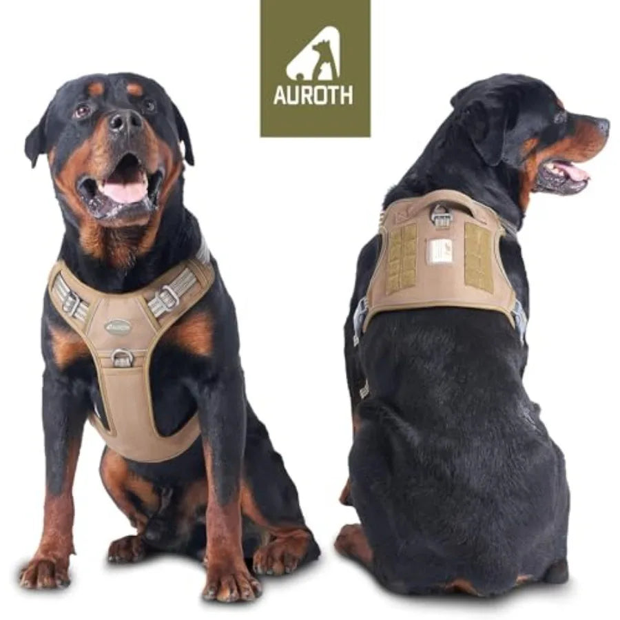 Tactical Reflective No Pull Dog Harness Vest for Training