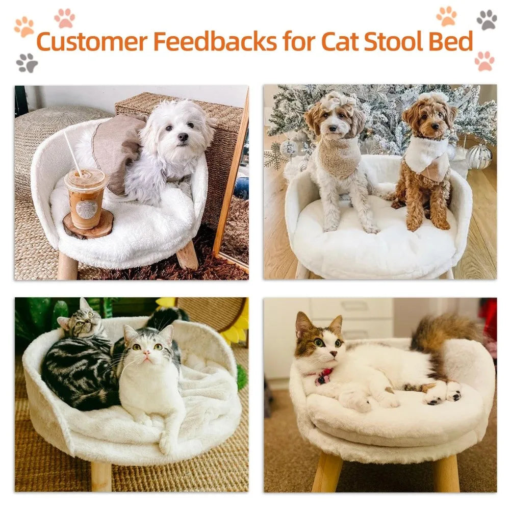 Borwart Elevated Pet Sofa Bed With Removable Waterproof Cover