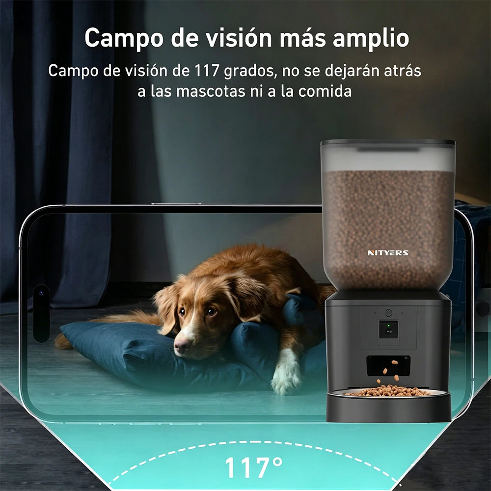 Nityers Smart Automatic Cat Feeder With Camera And Night Vision
