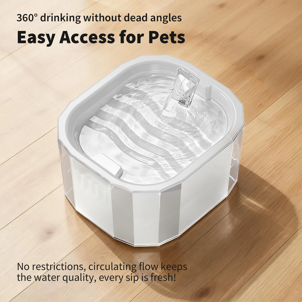 Automatic Cat Water Fountain And Feeder With Silent USB Pump