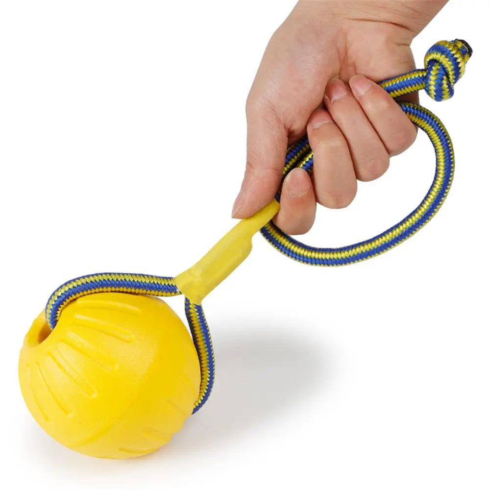 Indestructible Rubber Dog Training Chew Fetch Interactive Toy