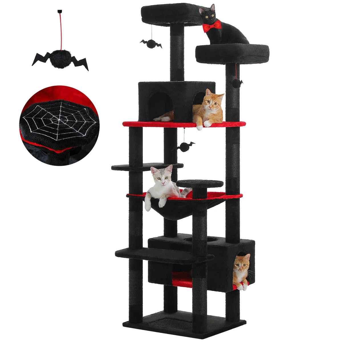 PAWZ Road Multi-Level Cat Tree With Sisal Scratching Posts