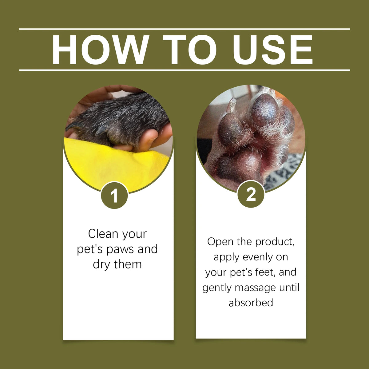 Pet Paw Balm For Dogs And Cats, Chamomile Moisturizing Paw Cream, Soften & Protect Dry Cracked Paw Pads