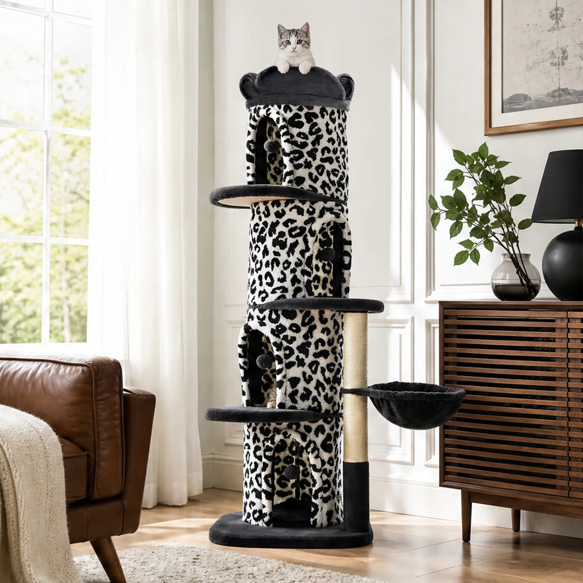P Cat Tree Tower With Condos Scratching Posts And Beds