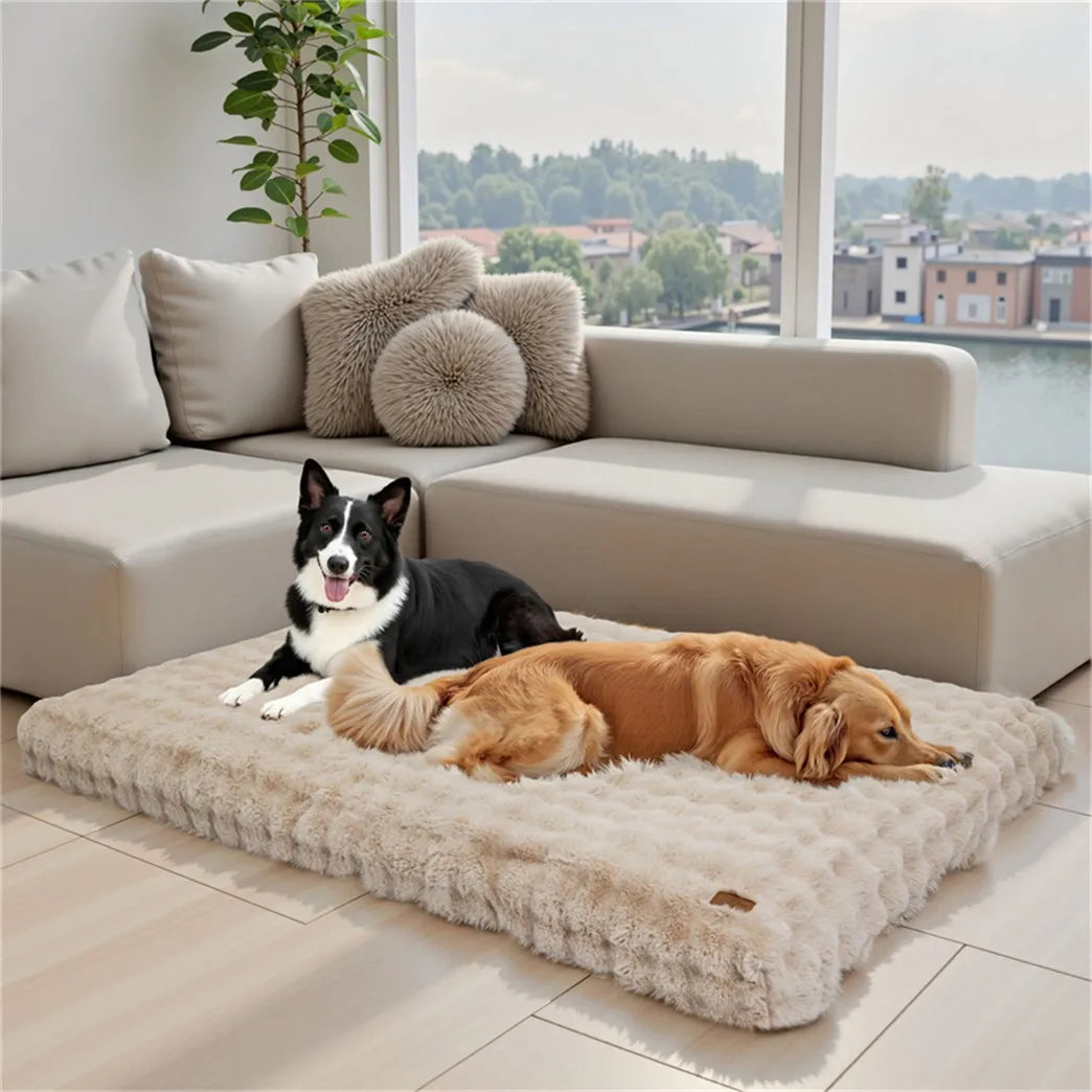 Borwart Ultra Plush Dog Bed With Removable Washable Cover