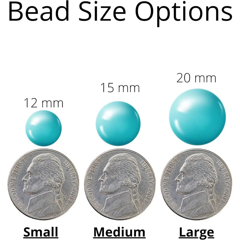 Handcrafted Beaded Silicone Pet Collar With D Ring Attachment