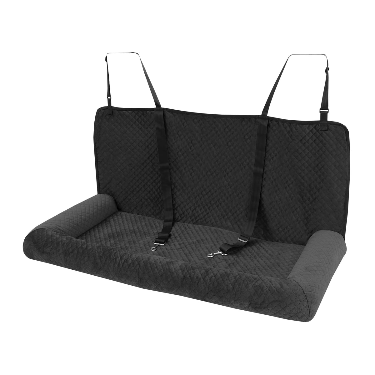 Dog Car Seat, Large Dog Car Bed, Dog Mattresses, Pet Seat with a High-resilience Base That Retains Its Shape and Res for Small, Medium, and Large Dogs
