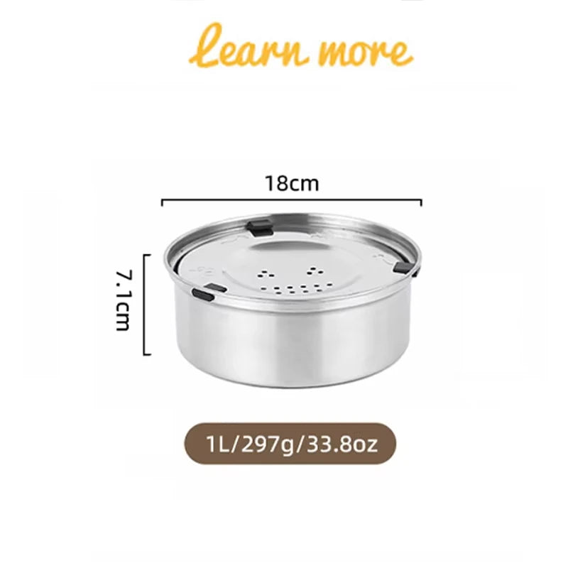 Stainless Steel Floating Dog And Cat Water Feeder Bowl