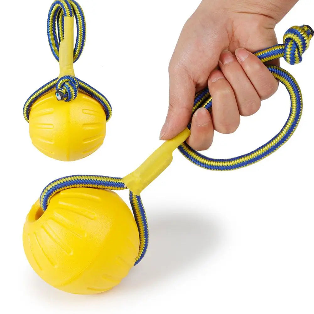 Indestructible Rubber Dog Training Chew Fetch Interactive Toy