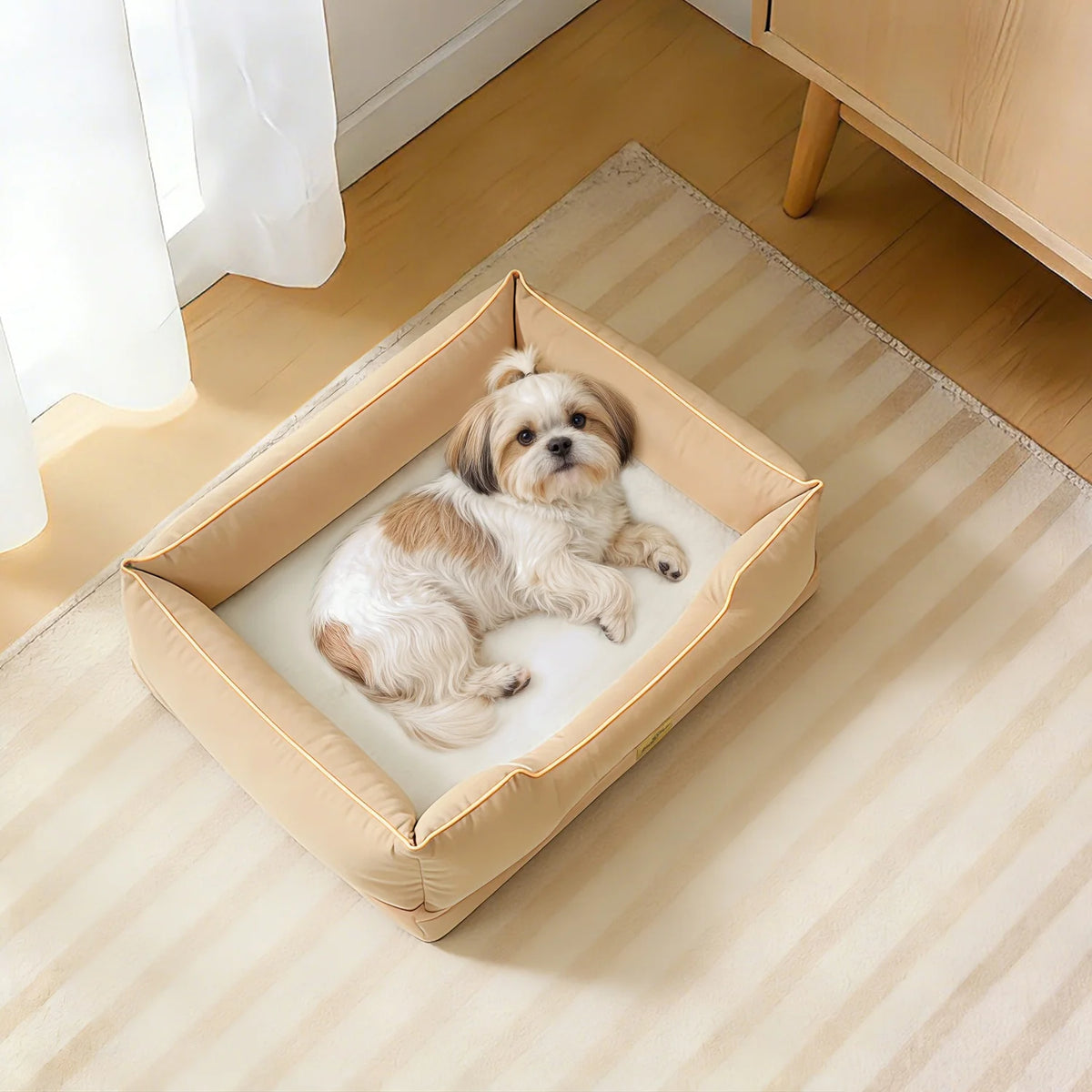 Bingopaw Orthopedic Dog Bed With Removable Washable Cover
