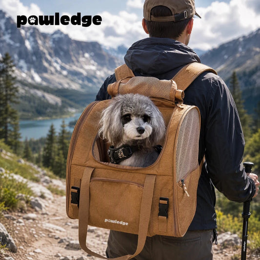 Large Capacity Breathable Pet Carrier Backpack For Cats And Dogs