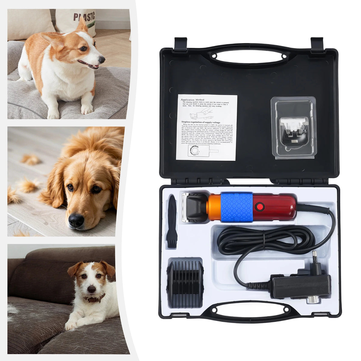 Electric Animal Grooming Clippers For Sheep Goat And Rabbits
