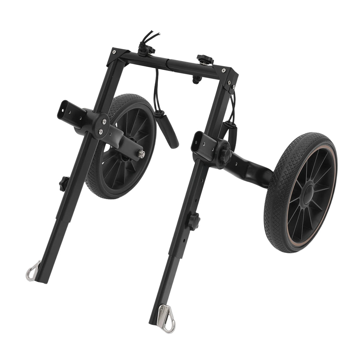 Bymaocar Adjustable Aluminum Dog Wheelchair With Hind Leg Support