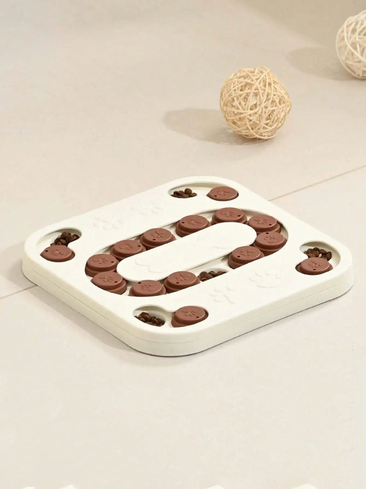 Interactive Dog Puzzle Slow Feeder Treat Dispenser Toy