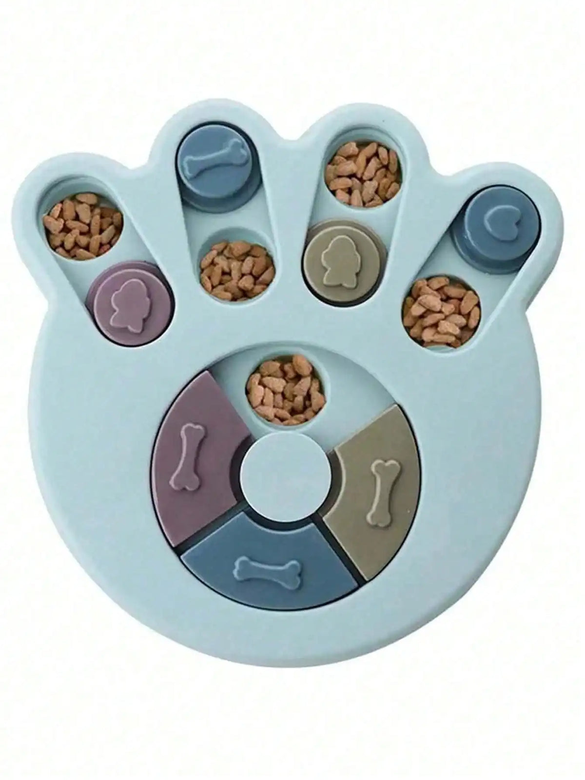 Interactive Dog Puzzle Slow Feeder Treat Dispenser Toy