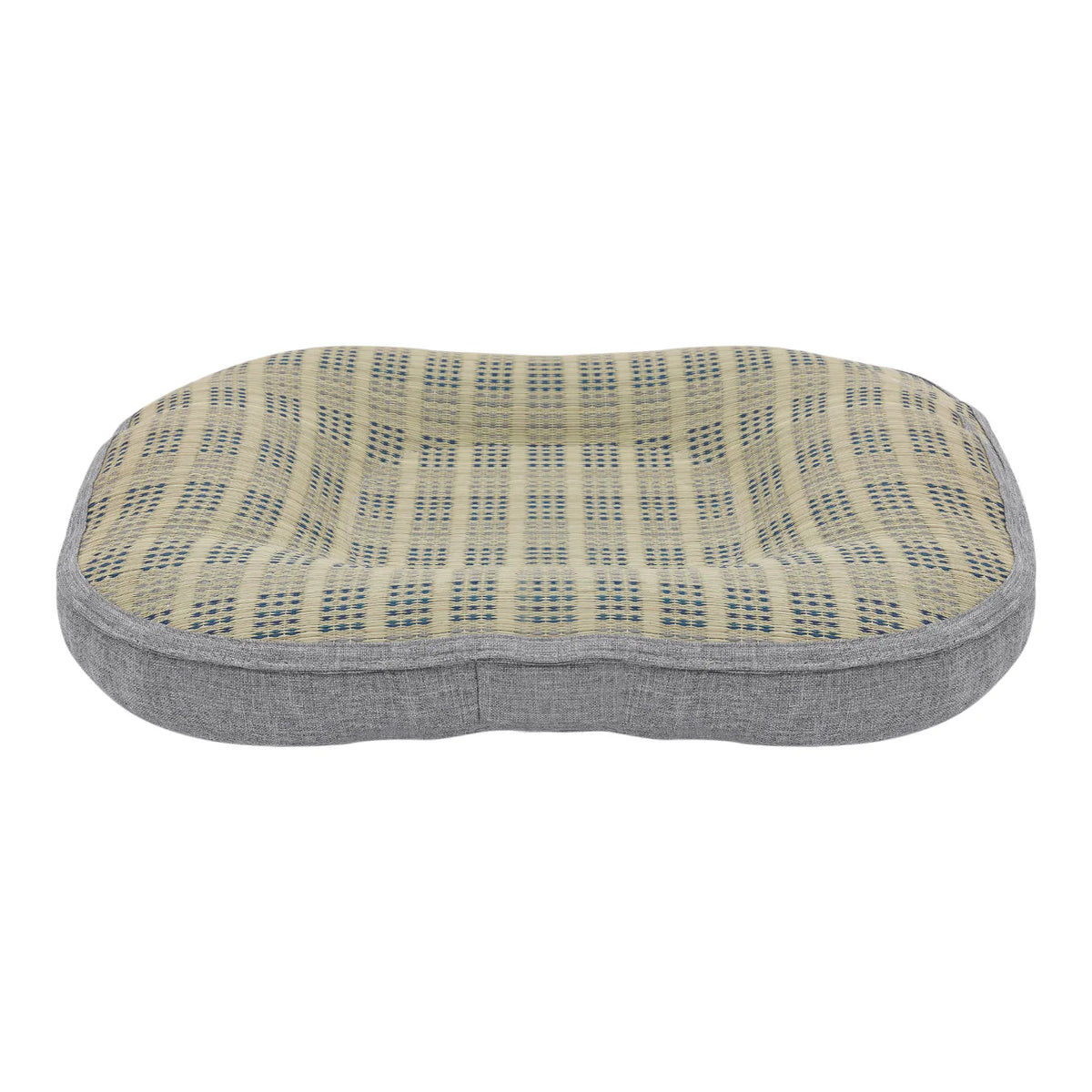Double Sided Rush Grass Pet Bed Breathable Scratch Resistant Cushion