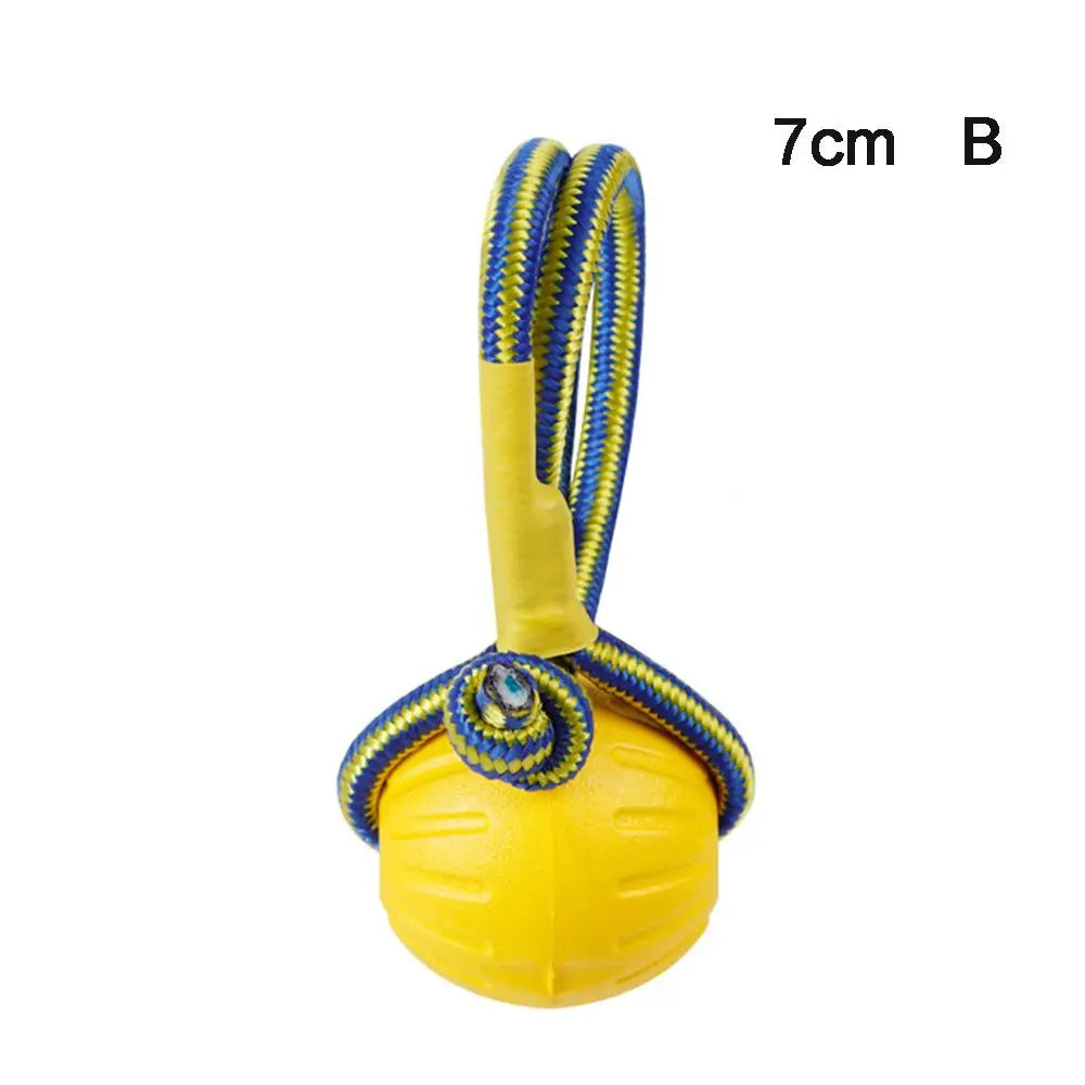 Indestructible Rubber Dog Training Chew Fetch Interactive Toy