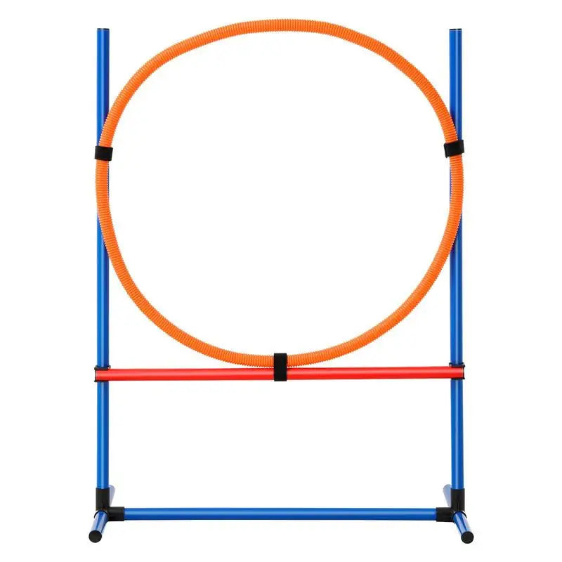 Dog Agility Training Equipment Adjustable Hurdles Jump Ring Obstacle Course