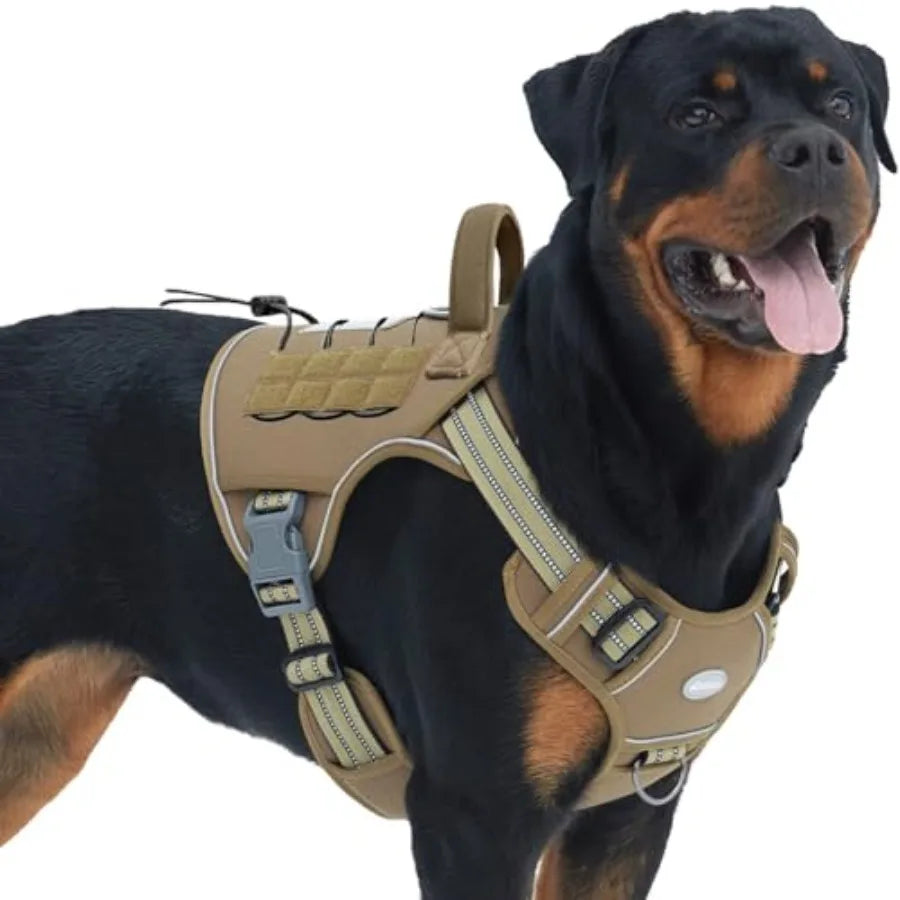 Tactical Reflective No Pull Dog Harness Vest for Training