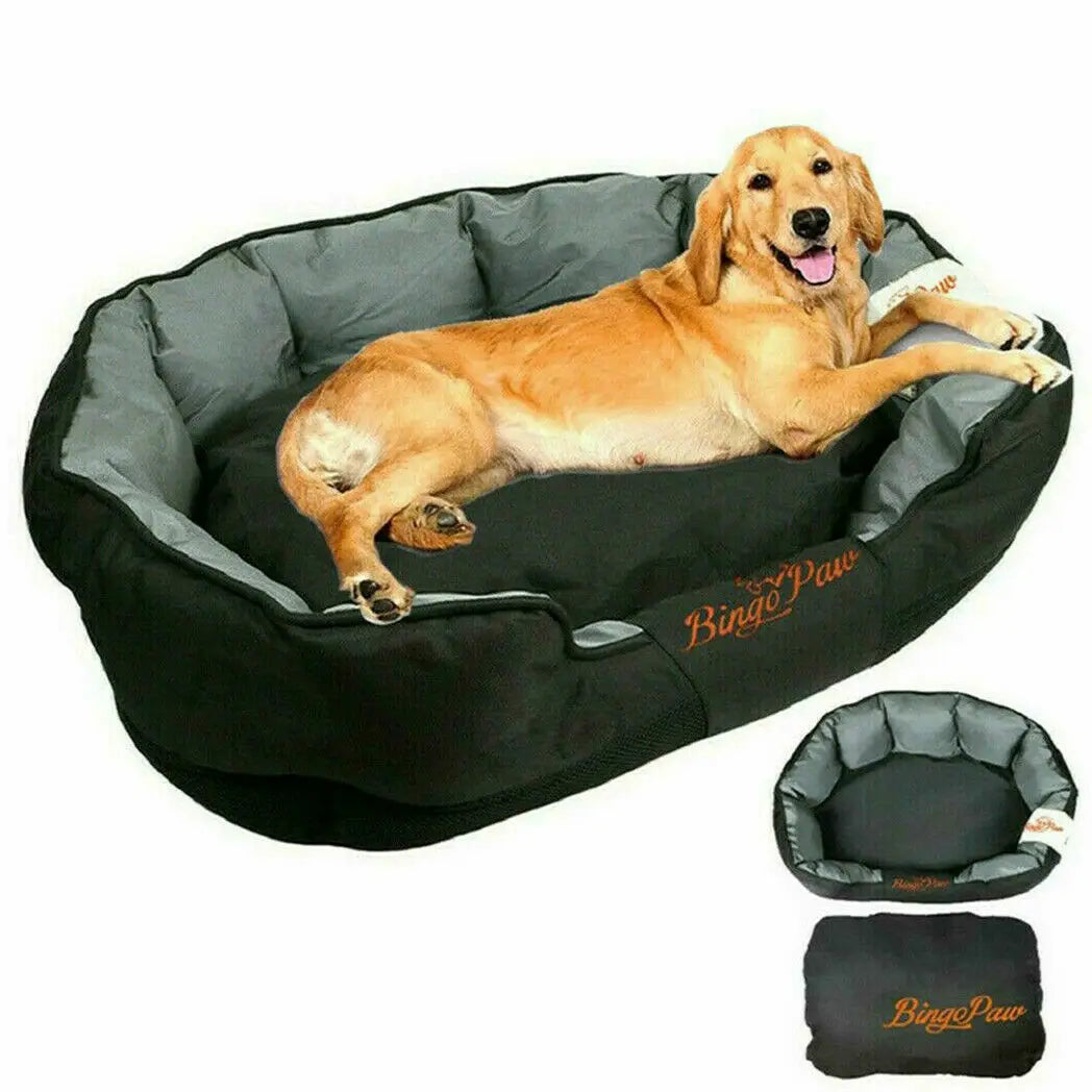 Borwart Orthopedic Waterproof Dog Bed With Washable Cotton Fill