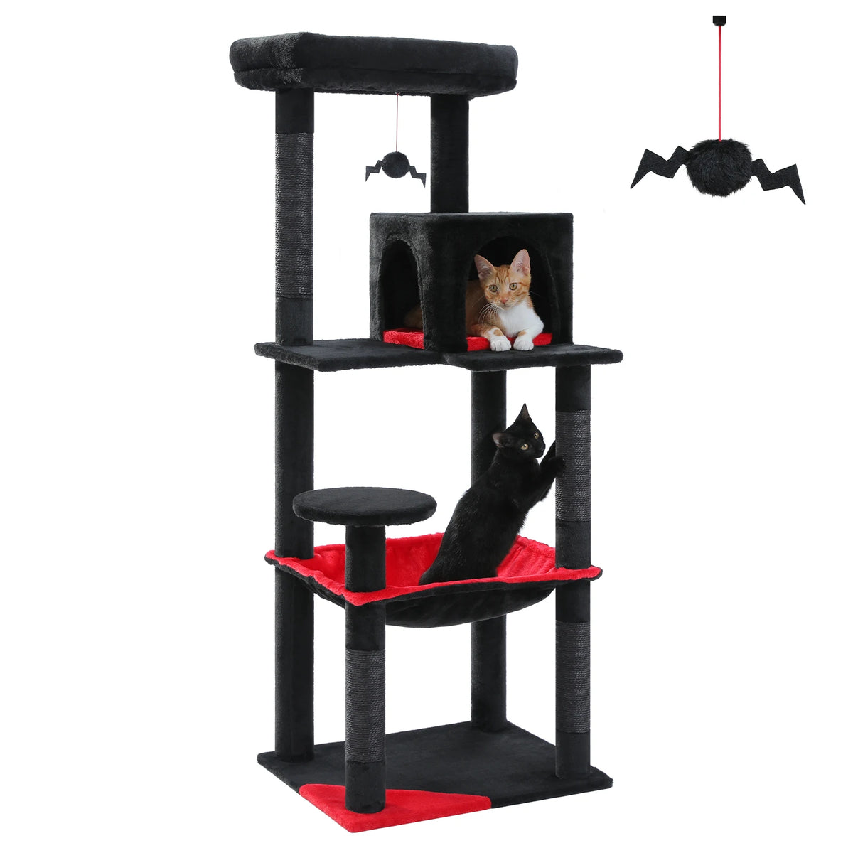 PAWZ Road Cat Tree With Hammock Condo And Sisal Posts