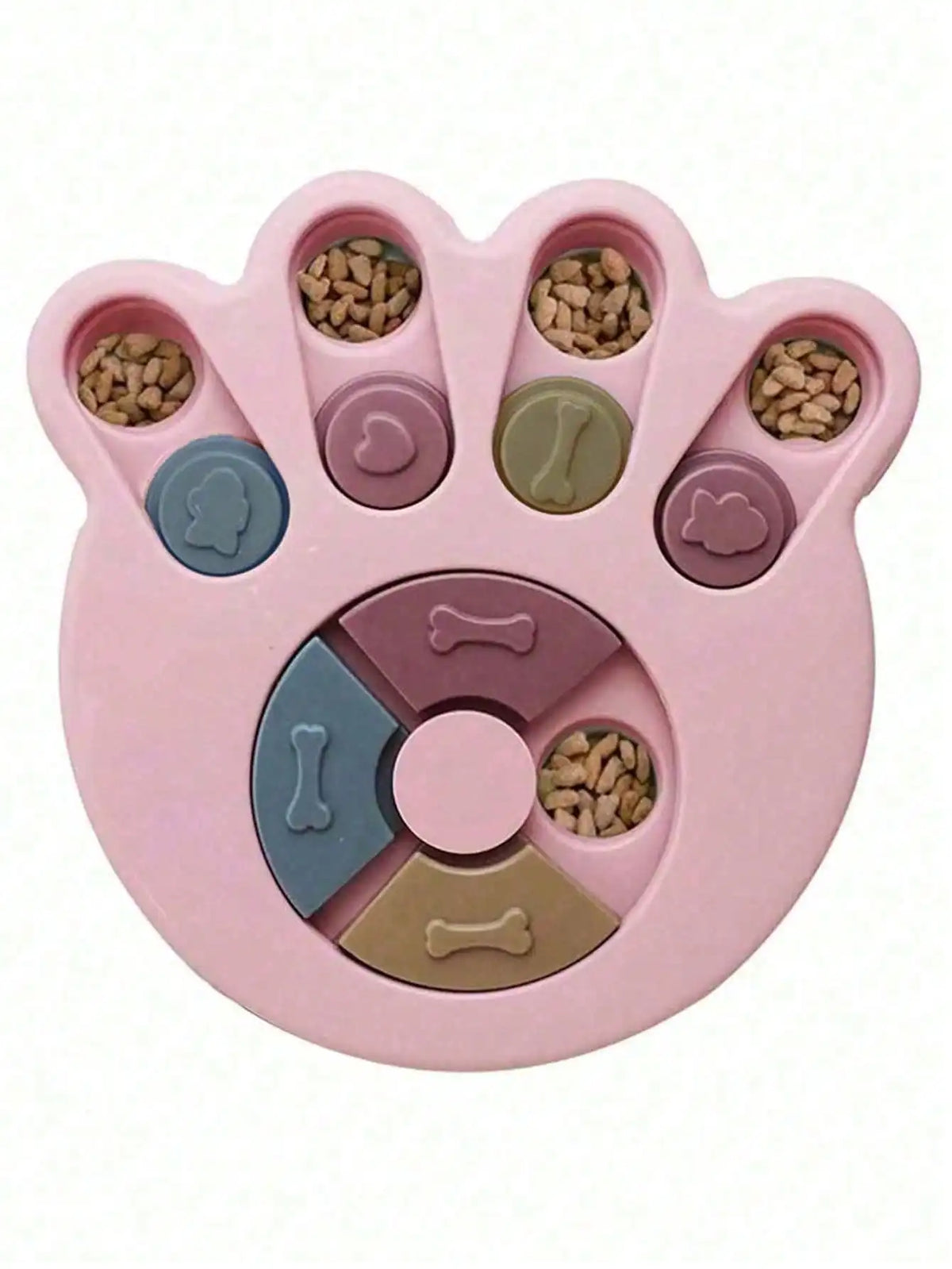 Interactive Dog Puzzle Slow Feeder Treat Dispenser Toy