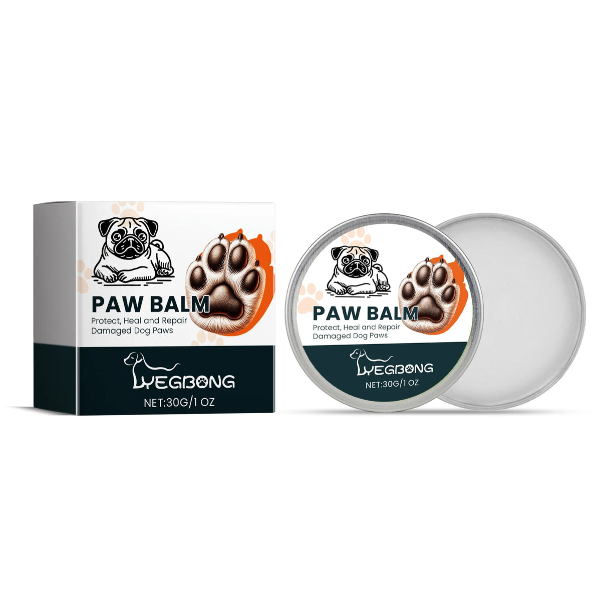 Dog Paw Balm Pet Paw Care Moisturizing Balm Dog Foot Moisturizing Care Foot and Nose Care Balm