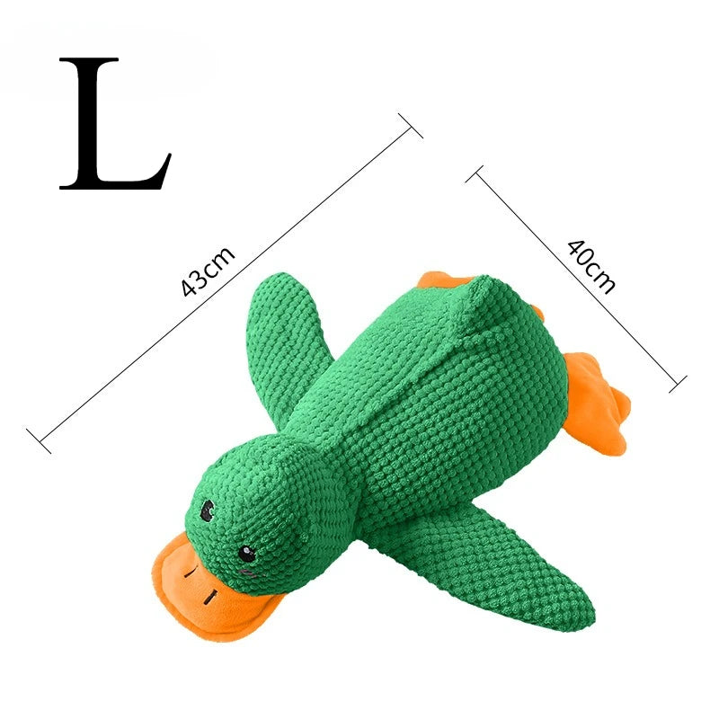 Plush Duck Dog Toy Bite Resistant Chew Toy For Dogs