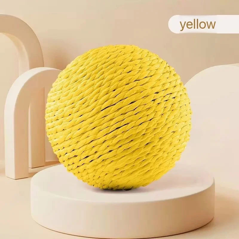 Interactive Sisal Cat Ball Toy Scratcher For Indoor Cats