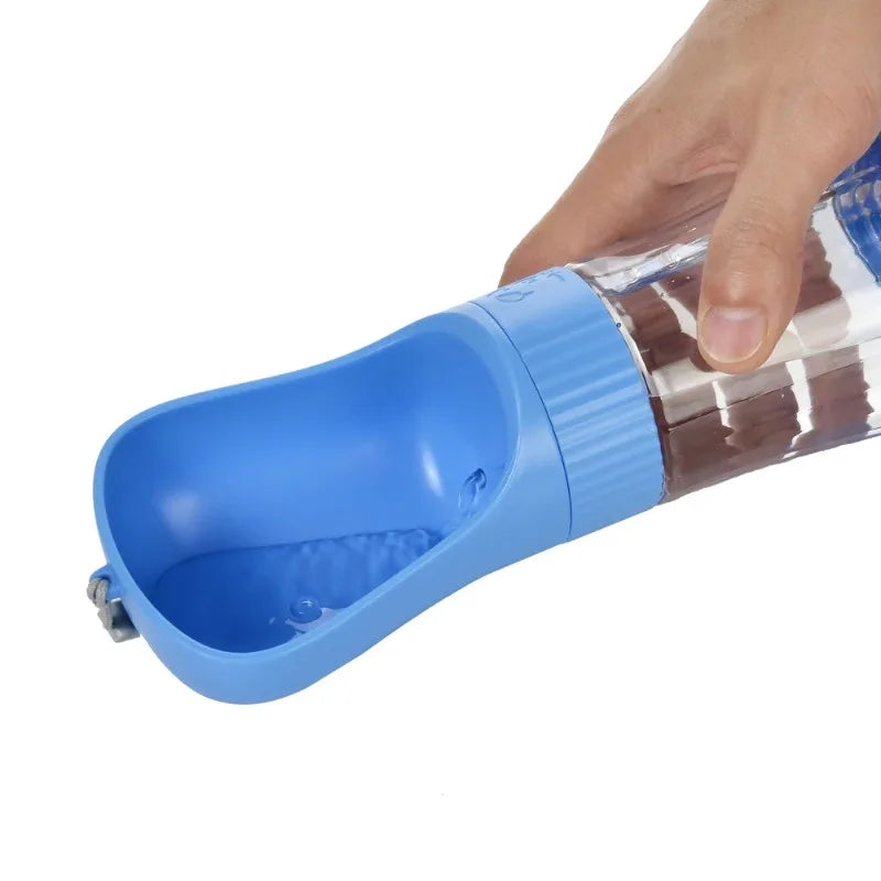 Portable Pet 2 in 1 Water Bottle and Food Dispenser