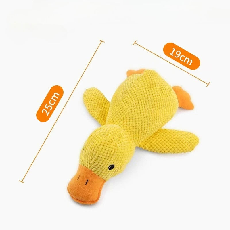 Plush Duck Dog Toy Bite Resistant Chew Toy For Dogs